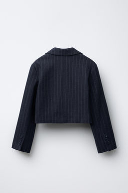 PINSTRIPE CROPPED BLAZER - Zara фото 2