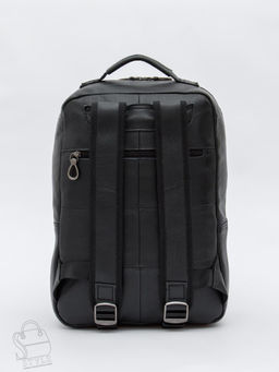 Рюкзак мужской кожаный 3921Z black Zinimsk