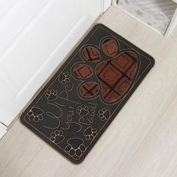 Коврик придверный Доляна «Лапка», 40×70 см, МИКС