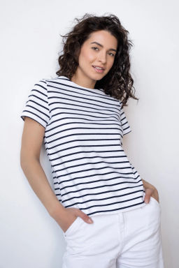 Футболка ТП 145п-3 Белый / Синий