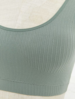 Balensiz Dolgusuz D?z Seamless Sporcu S?tyen