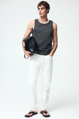 Camiseta sin mangas en canal? Slim Fit - H&m фото 7