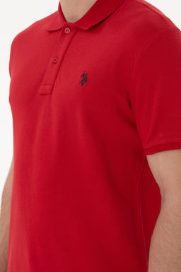 Erkek Slim Fit Polo Yaka K_rm_z_ Basic Ti__rt Sepette S_rpriz _ndirim - U.s. polo assn фото 7
