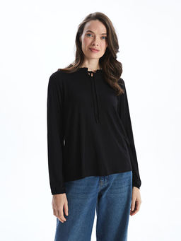 Ba?lamal? Yaka Kad?n Bluz