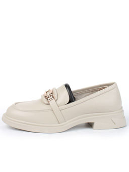 01-PDS133-3 BEIGE Ботинки демисезонные женские (натуральная кожа) - Фабричный китай фото 3