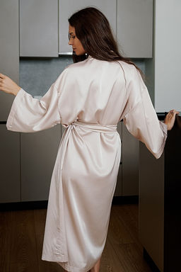 7147 халат-кимоно бежевый
