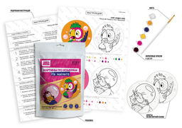 ФРЕЯ CMF-PNBM-005 Набор для раскрашивания по номерам (на магните) 9 х 9 см Попугай Кеша и Кот Василий