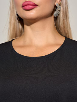 Футболка 0208-2 чёрный - Dora фото 104