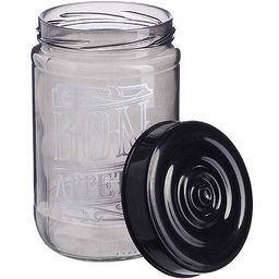 80762 Банка для сыпучих 660 мл. черная MB (х12) - Mayer&boch фото 2
