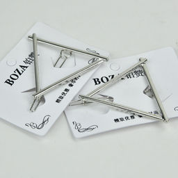 Пара декоративных заколок треугольник Пара декоративных заколок треугольник