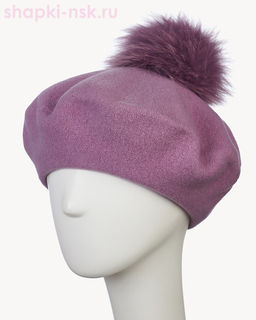 Берет фетр флис Помпон 115 Берет женский флис (58-59) - Tonak фото 13
