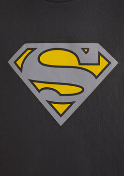 Superman Bask?l? Antrasit Tisort - Mavi фото 7