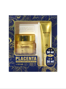 Placenta Wrinkle Perfecter Cream Set - Набор кремов для лица с экстрактом плаценты, 50мл+30мл