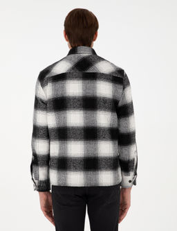 Siyah Comfort Fit Uzun Kollu Oduncu G_mlek - Pierre cardin фото 5