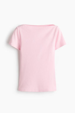 Top de algod?n con escote barco - H&m фото 2