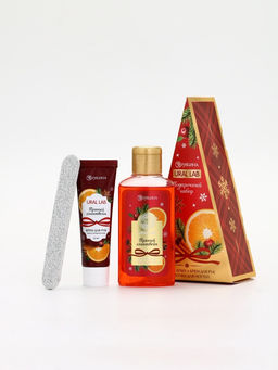 URAL LAB Арома Саунд Набор гель для душа, крем для рук и пилка для ногтей, глинтвейн