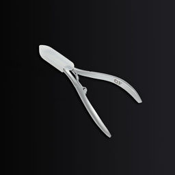 Кусачки маникюрные для кутикулы Premium satin, эргономичные, 9,3 см, длина лезвия - 7 мм, цвет серебристый - Queen fair фото 3