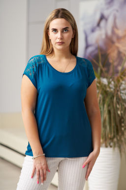 Футболка Кимоно-кружево Вискоза 95%, лайкра 5% - Ивассорти фото 23