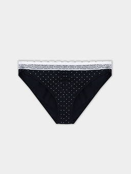 Цена за 2 штуки! Трусы слипы женские черные в горошек - Mark formelle фото 8