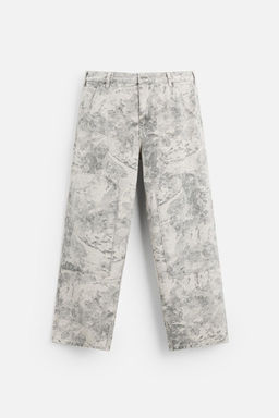 WASHED CARPENTER TROUSERS - Zara фото 6