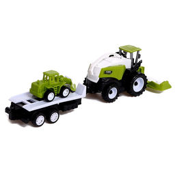 Комбайн инерционный Фермер, с трактором и прицепом, МИКС - Simaland фото 4