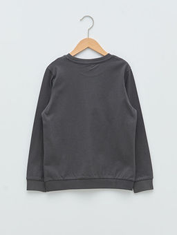 Bisiklet Yaka Spiderman Bask?l? Uzun Kollu Erkek ?ocuk Sweatshirt - Waikiki фото 2