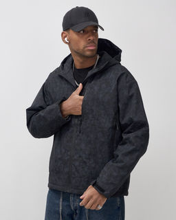 Куртка спортивная мужская весна осень черного цвета 25470Ch - Mtforce фото 6