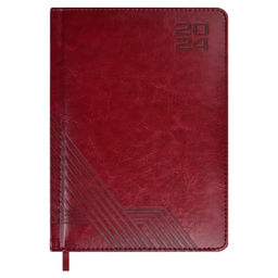 Ежедневник датированный 2024 ESCALADA, А6+, 176 л., арт. 63788/ 20 САРИФ БОРДОВЫЙ