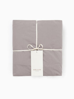 Простыня на резинке 1.5-спальная SL Home Cotton, 140200+30 см, серая, жатый хлопок - Sima-land home фото 8