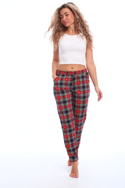 Брюки пижамные женские в клетку