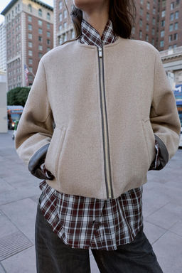 FAUX SUEDE STRAIGHT-LEG TROUSERS - Zara фото 14