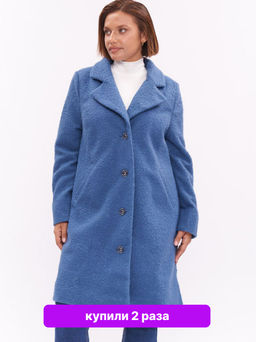 Пальто из букле ZPL13023DBL11 - Артесса фото 15