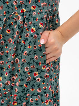 Сарафан хлопок 100%,зеленый - Binita фото 6