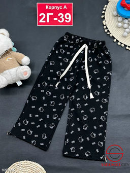 Штаны для девочки на резинке