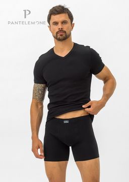 Футболка мужская MF-004 Черный - Pantelemone фото 2