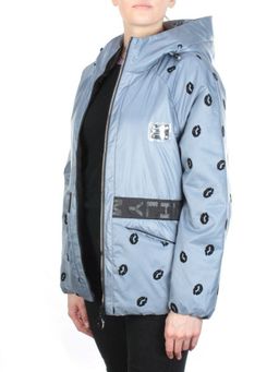 ZW-2166-C LT. BLUE Куртка демисезонная женская BLACK LEOPARD (100 гр.синтепона)