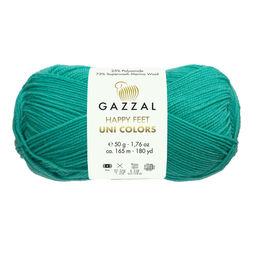 Хеппи фит однотонный (Happy feet Uni Colors) пряжа GAZZAL 75%меринос 25%полиамид10х50г/165м