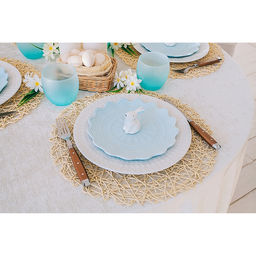 Цена за 12 шт. Салфетка сервировочная на стол Доляна Одуванчик, 3838 см, цвет бежевый  фото 7