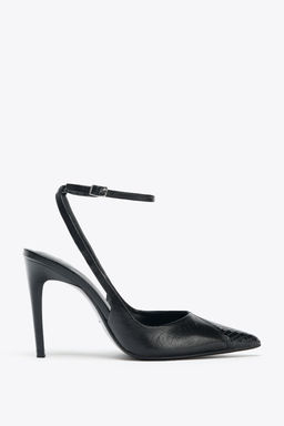 LEATHER HIGH-HEEL SHOES - Zara фото 9