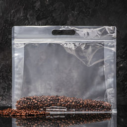 Цена за 50 шт. Пакет прозрачный с ручкой, 35×30×4 см