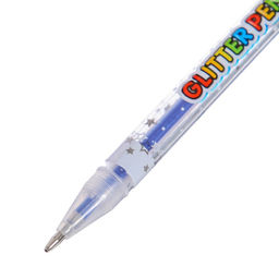 Набор гелевых ручек, 12 цветов, металлик, корпус с рисунком, в блистере на кнопке - Calligrata фото 6