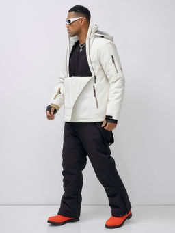 Горнолыжный костюм Leifensh 389Bl мужской анорак зимний белый  фото 12