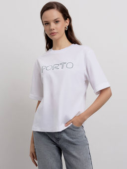 CONTE LD 2710 Футболка женская white-porto - Conte elegant фото 6