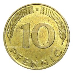 10 пфеннигов 1990 года A Германия