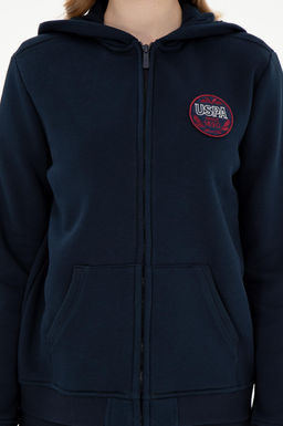 Женский темно-синий свитшот Неожиданная скидка в корзине - U.s. polo assn фото 6