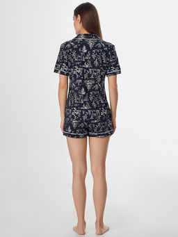 Комплект домашний женский синий с узором - Mark formelle фото 2