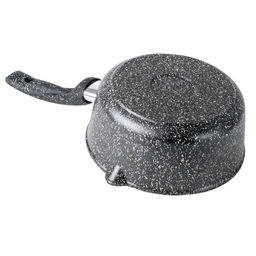 Ковш с тефлоновым покрытием 2,0л, д20см Гранит, h8,5см, s0,4см, ручка из термостойкого пластика (Россия) - Домашняя мода фото 4