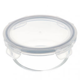 Контейнер для продуктов на защелках 600мл. круглый VETTA жаропрочное стекло арт. 825-013