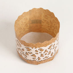 Формы для выпечки кулича бумажные Деко-про «ХВ», набор 9 видов по 1 штуке, одноразовые, разноцветные