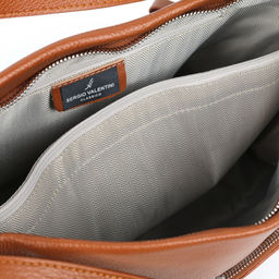 Женская кожаная сумка Sergio Valentini SV-7918 Браун  фото 4